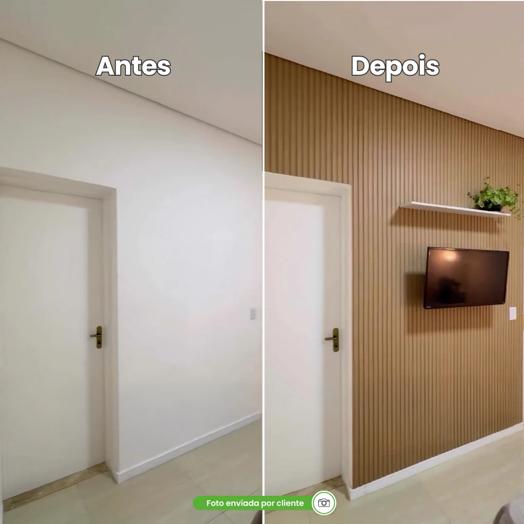 Placa aplicada em ambiente